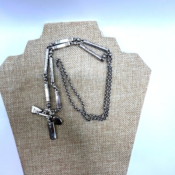 Brighton Charm Necklace Long 32” Length Toggle Closure Vintage Brighton - Picture 10 of 14